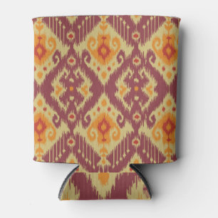 Porta-lata Ikat Chevron: fundo tradicional