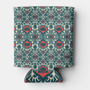 Porta-lata Ikat Intrigue: Oriental Vintage Damask