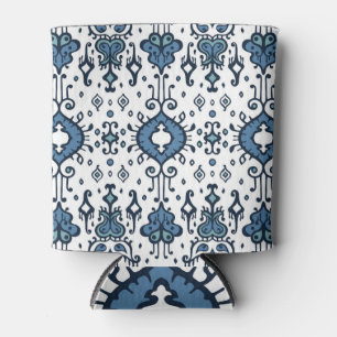 Porta-lata Ikat, tribal, enfeite étnico sem descontinuidades.