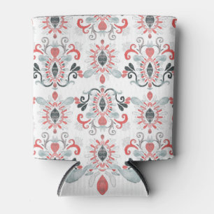 Porta-lata Ikat Watercolor: Bohemian Vintage