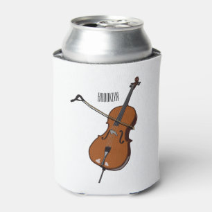 Porta-lata Ilustração de desenho animado Cello