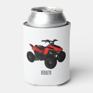 Porta-lata Ilustração de desenho animado de bicicleta atv