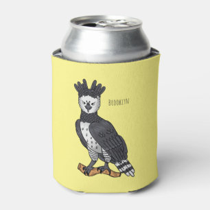 Porta-lata Ilustração de desenho animado de Harpy eagle