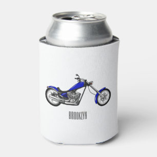 Porta-lata Ilustração de desenho animado de motocicleta Chopp