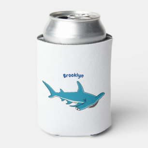 Porta-lata Ilustração de desenho animado de tubarão-martel