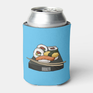 Porta-lata Ilustração de desenho animado Sushi