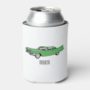 Porta-lata Ilustração do desenho animado Classic car 1959