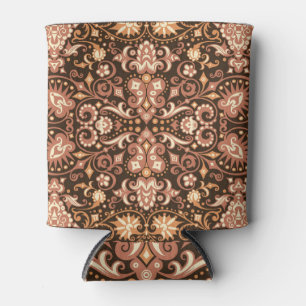 Porta-lata Ilustração Ornamental Vintage Floral