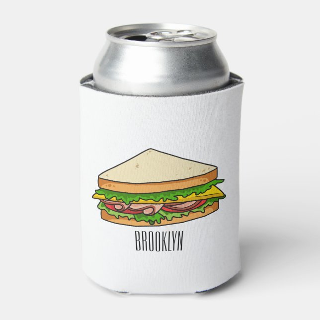 Porta-lata Imagem de desenhos em Sandwich (Can Front)