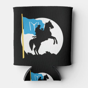 Porta-lata Império otomano Istambul da bandeira de Kayi IYI