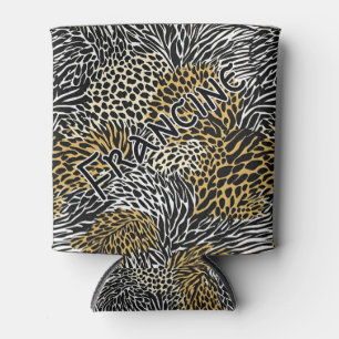 Porta-lata Impressão animal mista Zebra Leopard Tiger Mistura