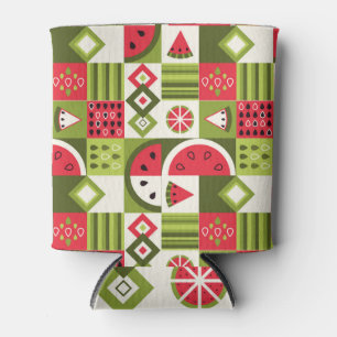 Porta-lata Impressão de Arte de Elementos de Melancia Decorat