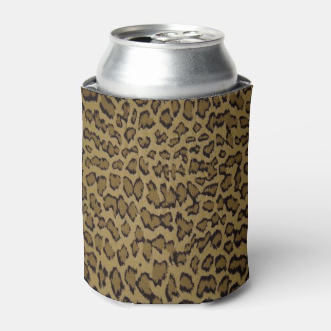 PORTA-LATA IMPRESSÃO DE LEOPARDO ANIMAL (Can Front)