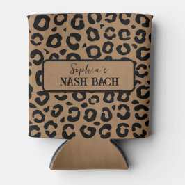 Porta-lata Impressão de leopardo "Nash Bach" pode resfriar