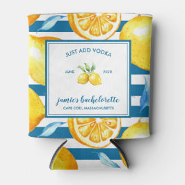 Porta-lata Impressão de Limão | Noiva Solteira Personalizada 