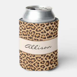 Porta-lata Impressão Leopardo Chic Personalizada