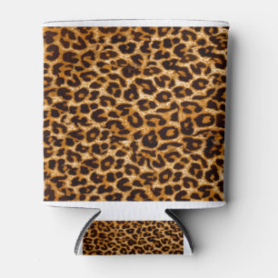 Porta-lata Impressão leopardo, impressão de guepardas, rosa