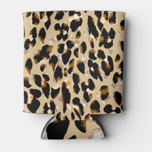 Porta-lata Impressão Leopardo: Louça de Padrão Animal