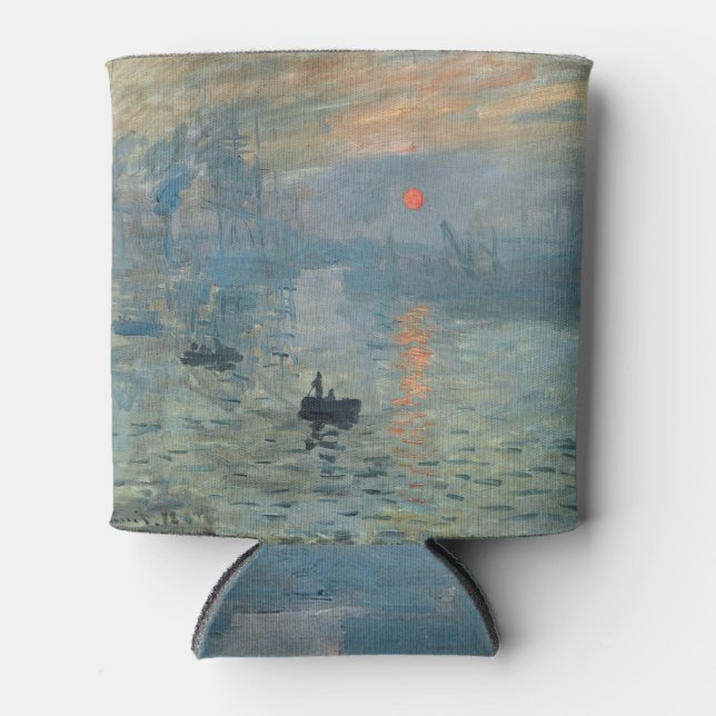 Porta-lata Impressão Monet Sunrise Pintura Levante Solo (Frente)