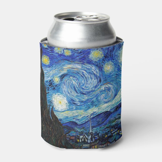 Porta-lata Impressionismo Vincent Van Gogh Starry Night (Can Front)