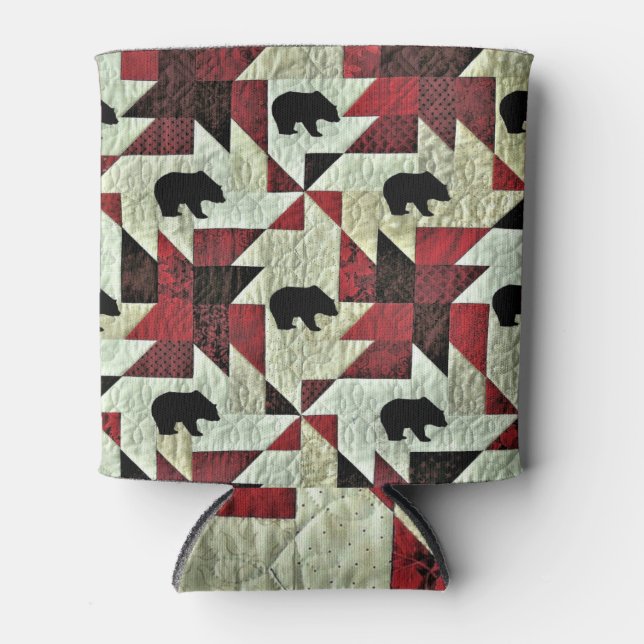 Porta-lata Inclinação do Urso Negro (Frente)