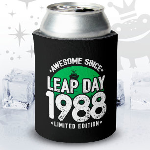 Porta-lata Incrível Desde 1988 Dia do Ano Leap Fev 29 Anivers