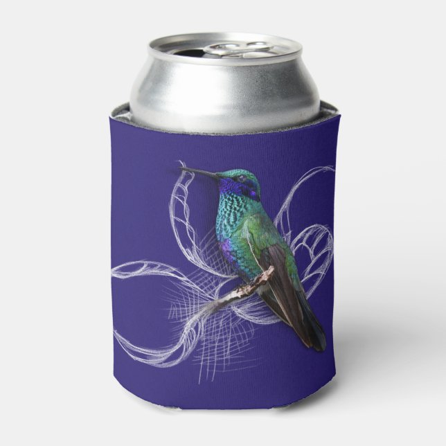 Porta-lata Incrível Hummingbird - personalize adicionando nom (Can Front)
