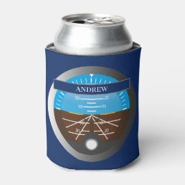 Porta-lata Indicador de atitude do piloto de avião