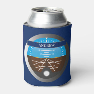 Porta-lata Indicador de atitude do piloto de avião