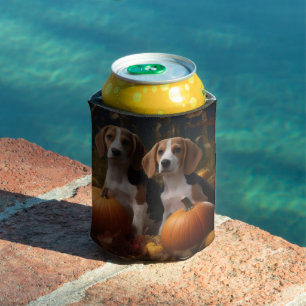 Porta-lata Inglês Americano Foxhound Puppy Autumn Delight