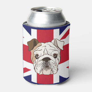 Porta-lata Inglês Buldogue & Union Jack Can