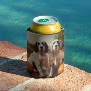 Porta-lata Inglês Setter Puppy Autumn Delight Pumpkin