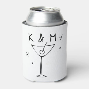 Porta-lata Iniciais Personalizadas De Martini Impressionante