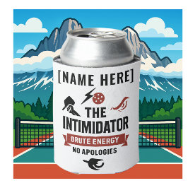Porta-lata Intimidador de Pickleball com Nome Personalizado