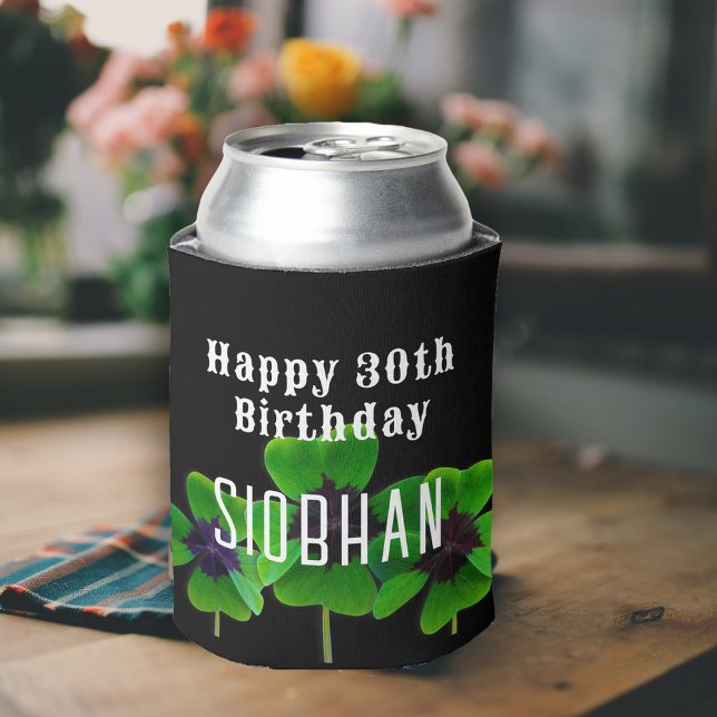 Porta-lata Irlandês Adulto Aniversário - Bebida Personalizada (Criador carregado)
