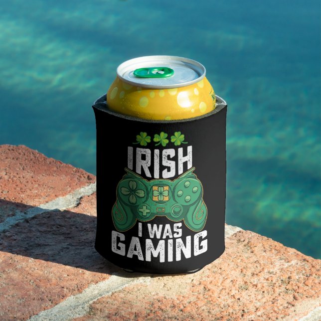 Porta-lata Irlandês Eu Estava Jogando Jogos Jogando Dia de Sã (Piscina in situ)