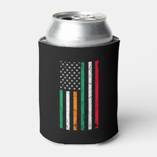 Porta-lata Irlandês Italiano American Flag Irlanda Itália RUA