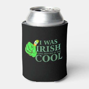 Porta-lata Irlandês Shamrock Beer Can Cooler   Dia de São Pat