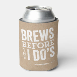 Porta-lata Irrita antes do casamento de cerveja