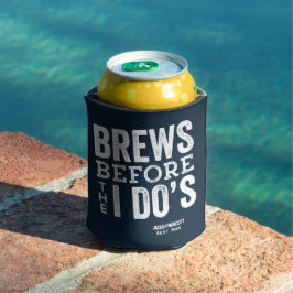Porta-lata Irrompe antes do casamento de cerveja do marinho, 