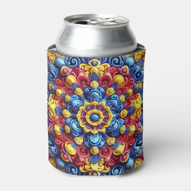 Porta-lata Isolante de Lata com design de Cores Romenas (Can Front)