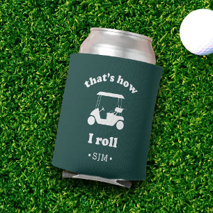 Porta-lata Isso é como eu rolo o golfe Monogrammed de  