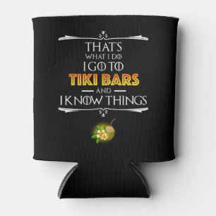 Porta-lata Isso É O Que Eu Faço - Eu Vou a Bares Tiki