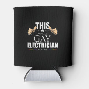 Porta-lata Isto É O Que Um Elétrico Gay parece LGBT