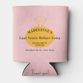 Porta-lata Itinerário de Fim de Semana Veuve Antes de Vows Ba