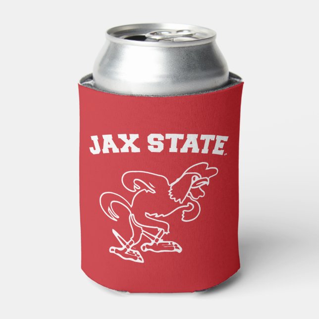 Porta-lata Jacksonville State University JAX State Gamecocks (Can Front)