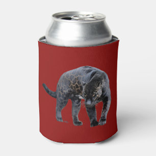 Porta-lata Jaguar Diablo cooler de lata vermelho 2 lados