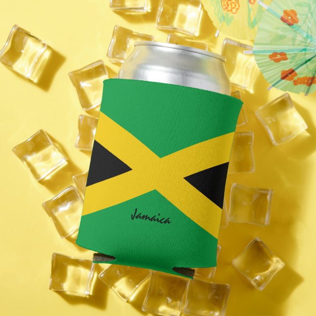 Porta-lata Jamaican Flag pode refrigerar a festa/esportes na  (Verão in situ)