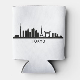 Porta-lata Japan Cityscape Travel | Tokyo Skyline Silhouette