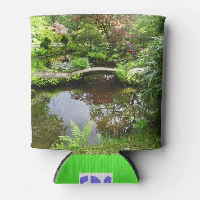 Porta-lata Jardim Japonês pode arrefecer (Frente)